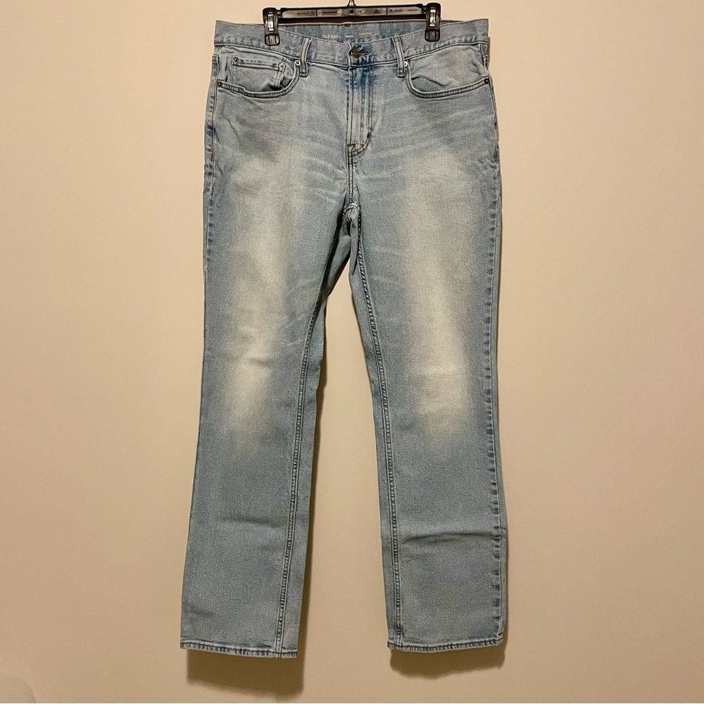 Men's Old Navy Light Wash Straight Jeans | Size 36X34